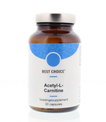 Foto van Best choice acetyl l carnitine 30cap via drogist