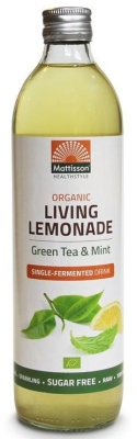 Foto van Mattisson living lemonade green tea mint 500ml via drogist