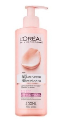 Foto van L'oréal paris skin care reinigingsmelk droge/gevoelige huid 400ml via drogist