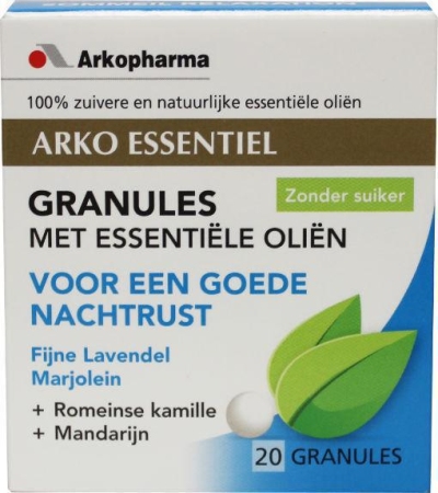 Foto van Arkopharma granules voor een goede nachtrust 20gr via drogist