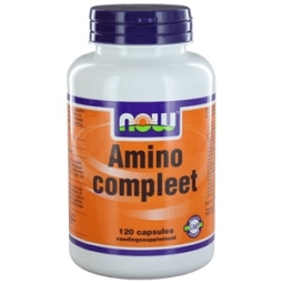 Foto van Now voedingssupplementen amino compleet 120cap via drogist