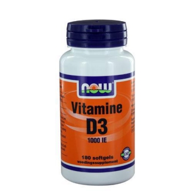 Foto van Now vitamine d3 1000ie 180sft via drogist