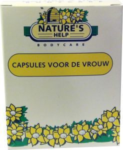 Foto van Natures help capsules voor de vrouw 60cap via drogist
