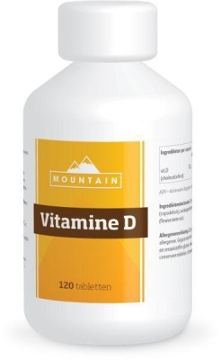 Foto van Mountain vitamine d 10 mcg 120tb via drogist