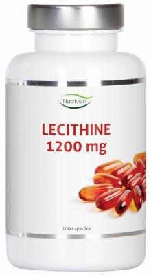 Foto van Nutrivian lecithine 1200 mg 100cap via drogist
