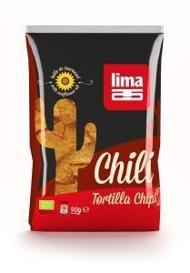Foto van Lima tortilla chips chili bio 90g via drogist