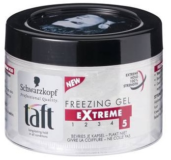 Foto van Taft extreme freezing gel nr. 5 200ml via drogist