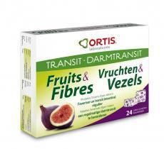 Foto van Ortis voedingssupplementen vruchten & vezels blokjes 24 stuks via drogist