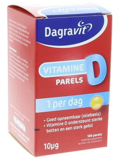 Foto van Dagravit vitamine d pearls 800iu 100st via drogist