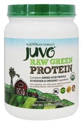 Foto van Juvo raw green proteine 520gr via drogist