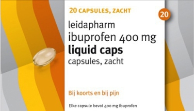 Foto van Leidapharm ibuprofen 400mg liquid 20cp via drogist