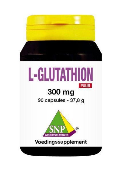 Foto van Snp l-glutathion 300 mg puur 90ca via drogist