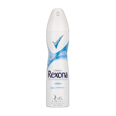 Foto van Rexona deospray cotton dry 150ml via drogist