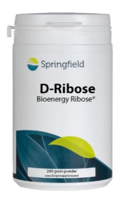Foto van Springfield d-ribose bioenergy poeder 200g via drogist
