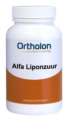Foto van Ortholon alpha liponzuur 100mg 60vc via drogist