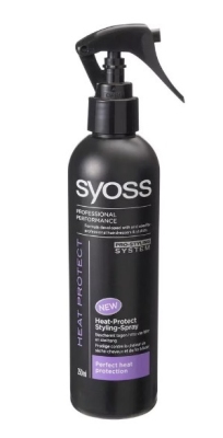 Foto van Syoss hairspray heat protect 250ml via drogist