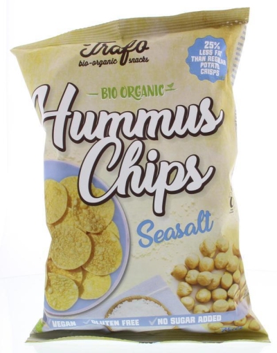 Foto van Trafo hummus chips seasalt 75g via drogist