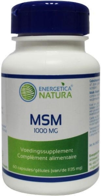 Foto van Energetica natura msm 1000 mg 60cap via drogist