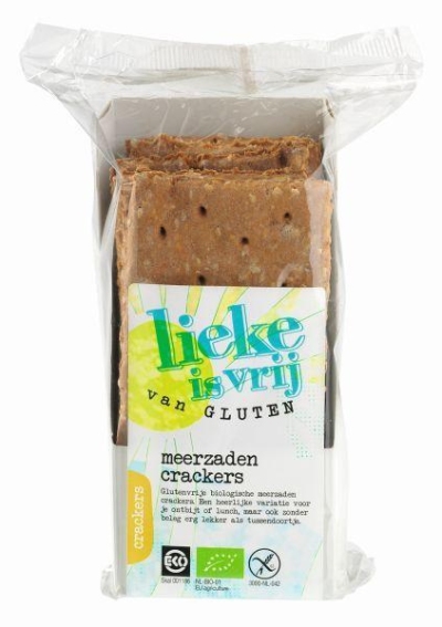 Lieke is vrij meerzaden crackers 250g  drogist