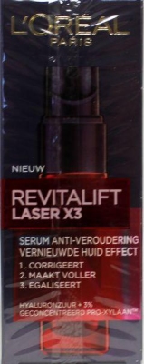 Foto van L'oréal paris dermo expertise revitalift x3 laser serum 30ml via drogist