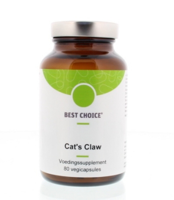 Foto van Best choice cats claw 500 mg 80cap via drogist