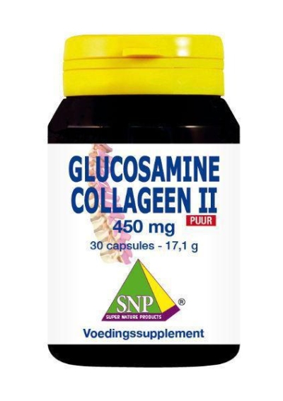 Foto van Snp glucosamine collageen type ii puur 30ca via drogist