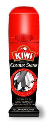 Foto van Kiwi verzorgende zelfglans zwart 75ml via drogist