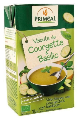 Foto van Primeal veloute soep courgette basilicum 1000ml via drogist