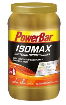 Foto van Powerbar isomax sports drink blood orange 1200gr via drogist