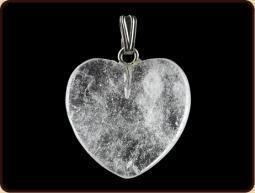 Ruben robijn hanger hart 20 mm bergkristal 1st  drogist