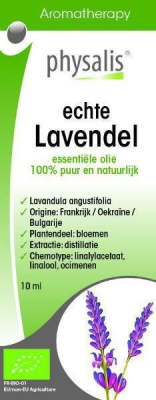 Foto van Physalis lavendel echte bio 10ml via drogist