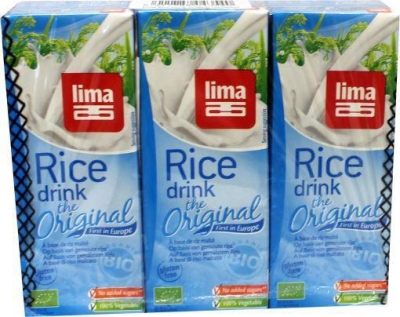 Foto van Lima rice drink original pakjes 3x200 via drogist