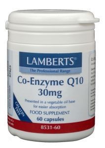 Foto van Lamberts co enzym q10 30 mg 60vcap via drogist