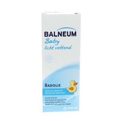 Foto van Balneum badolie baby licht vettend 100ml via drogist