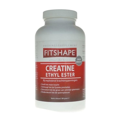 Foto van Fitshape creatine ethyl ester 180cap via drogist