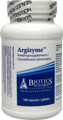 Foto van Biotics argizyme 785 mg 100cap via drogist