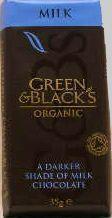 Foto van Green & black's chocolade melk 30 x 35g via drogist
