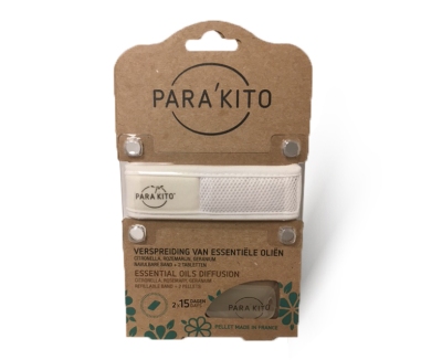 Parakito armband wit met 2 tabletten 1st  drogist