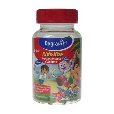 Foto van Dagravit kids gummies dora 60st via drogist