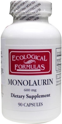 Foto van Ecological formulas monolaurine 600 mg 90ca via drogist