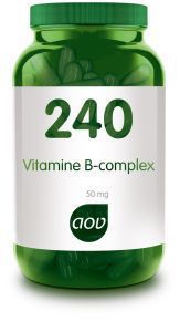 Foto van Aov 240 vitamine b complex 50 mg 60cp via drogist