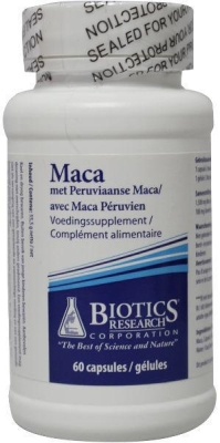 Biotics voedingssupplementen maca 60cap  drogist