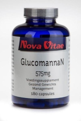 Foto van Nova vitae glucomannan konjac 180cap via drogist