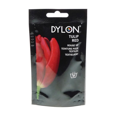 Foto van Dylon textielverf tulip red 36 50g via drogist