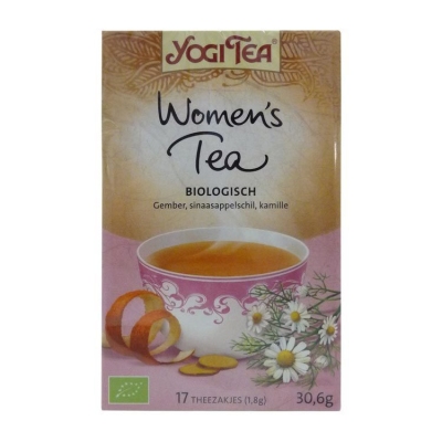 Foto van Yogi tea women's tea 17st via drogist