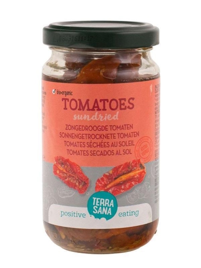 Foto van Terrasana zongedroogde tomaat in olijfolie 180g via drogist