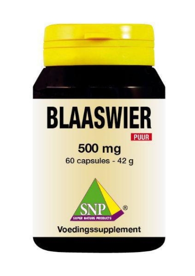 Foto van Snp blaaswier 500 mg puur 60ca via drogist