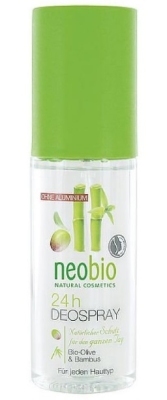 Foto van Neobio deodorant spray 100ml via drogist