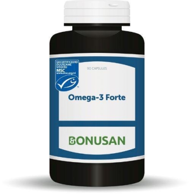 Foto van Bonusan omega-3 forte (msc-c-54613) 90sft via drogist