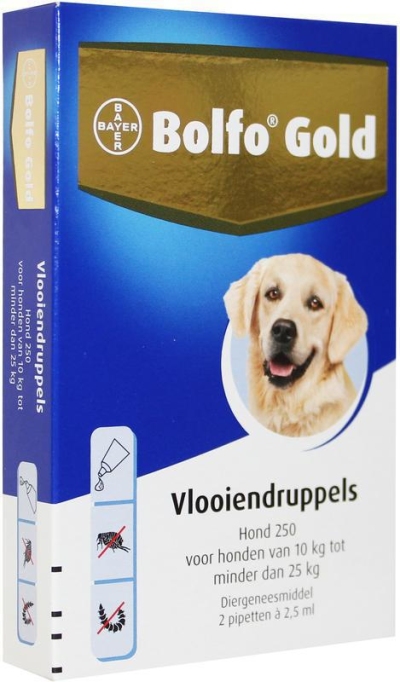 Bolfo druppels honden 11 - 25 kg 2x2.5  drogist